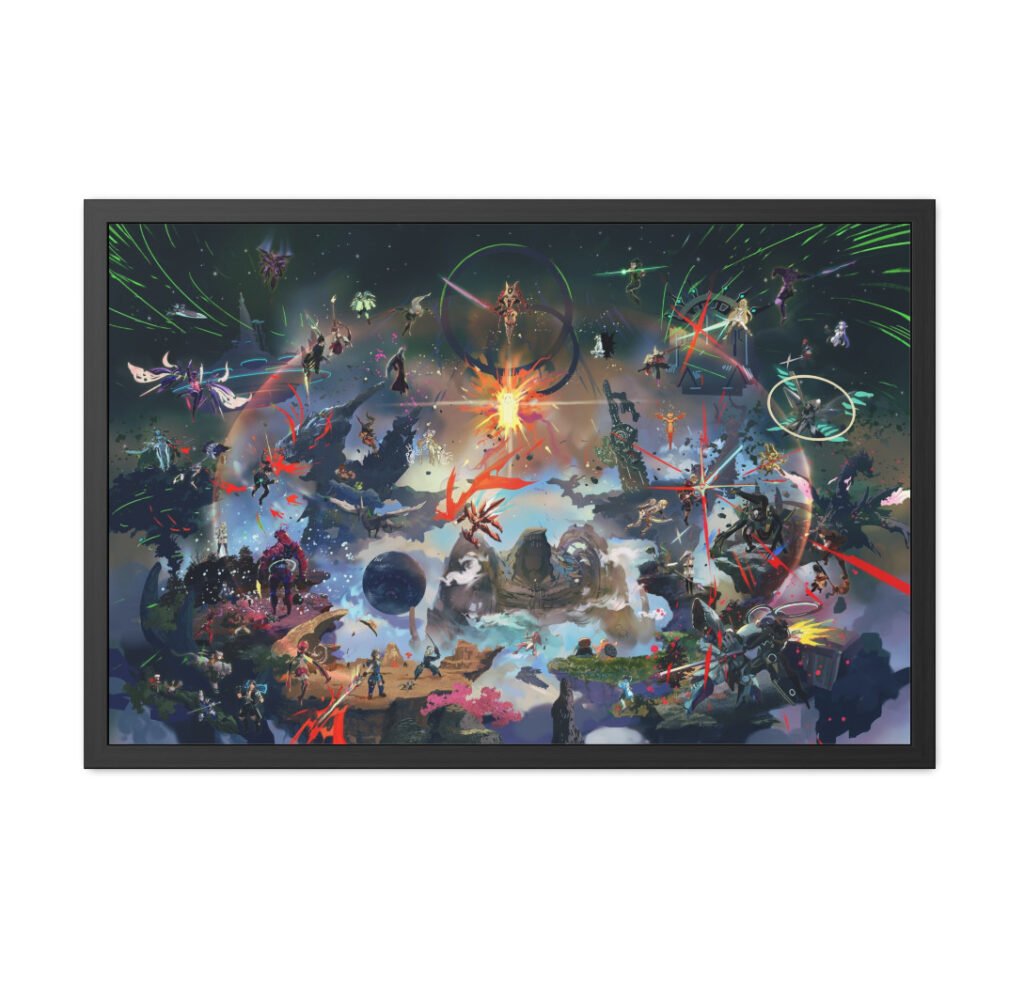 Xenoblade worldmap poster