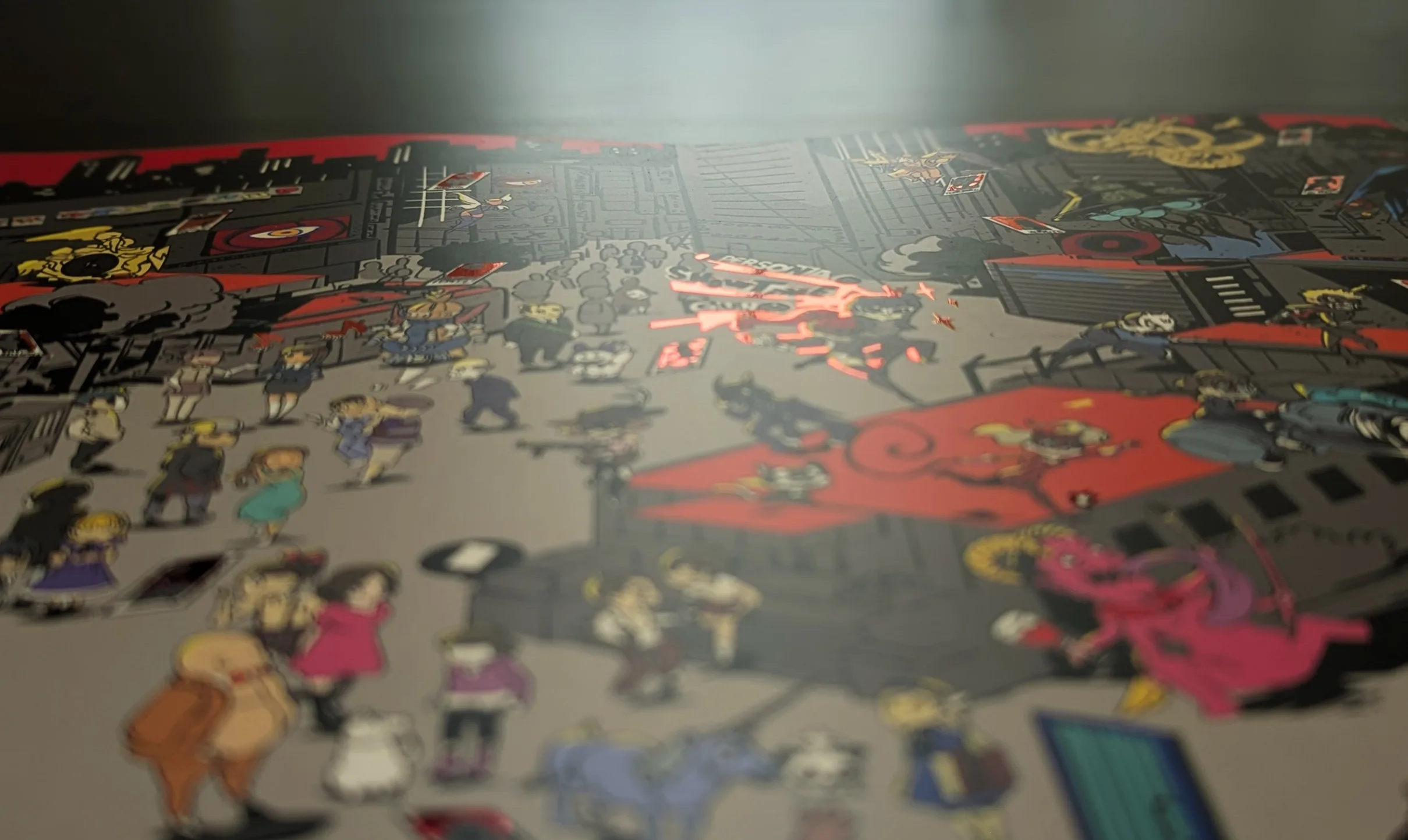 Persona Worldmap Shiny Print – A3 Premium Foiled Poster - Image 3