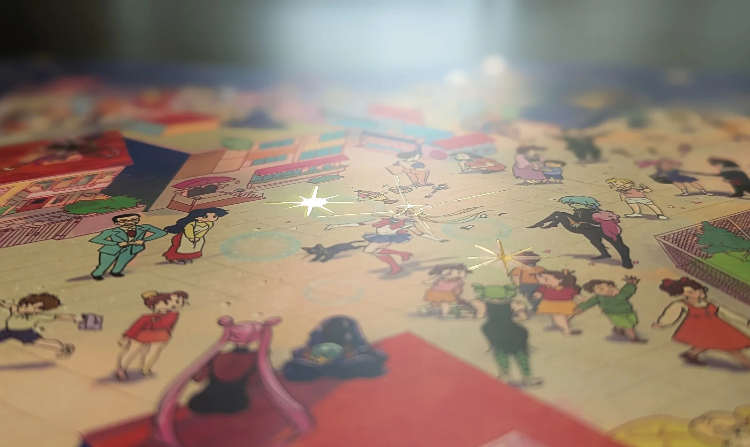 Sailor Moon Worldmap Shiny Print – A3 Premium Foiled Poster - Image 3