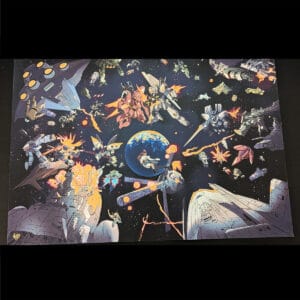 Gundam Worldmap Shiny Print – A3 Premium Foiled Poster