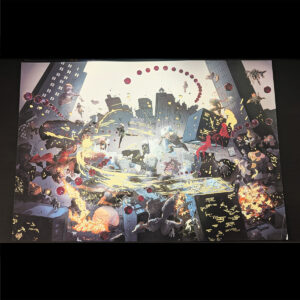 Nier Worldmap Shiny Print – A3 Premium Foiled Poster