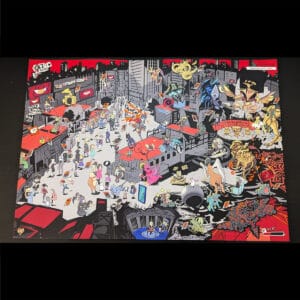 Persona Worldmap Shiny Print – A3 Premium Foiled Poster