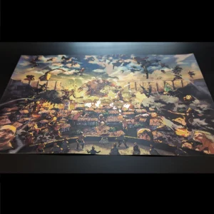 Attack on Titan Worldmap Shiny Print – A3 Premium Foiled Poster