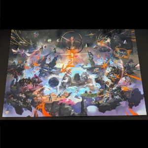 Xenoblade Worldmap Shiny Print – A3 Premium Foiled Poster