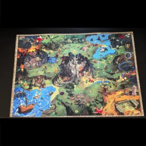 Zelda Worldmap Shiny Print – A3 Premium Foiled Poster
